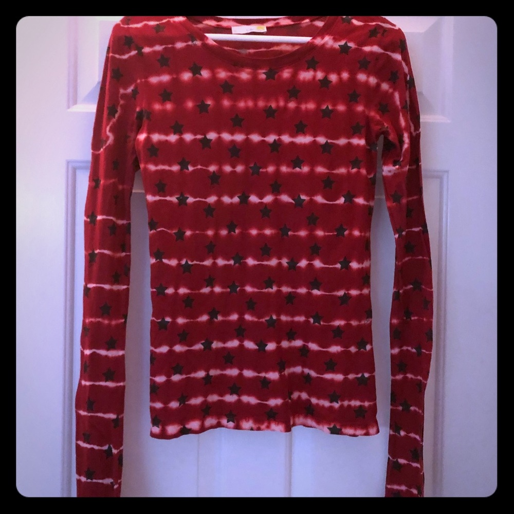 C&C tie dye knit top